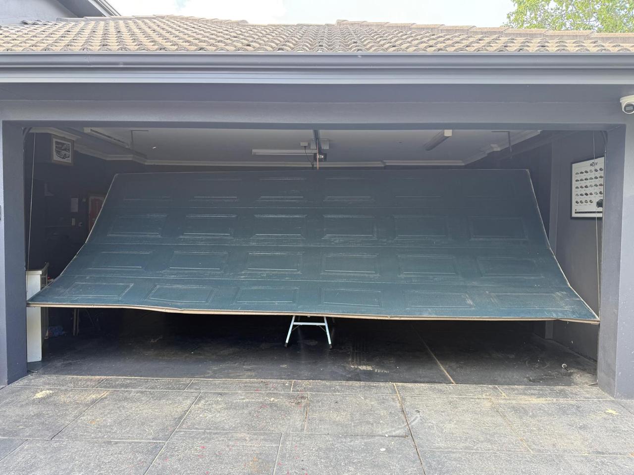 Commercial garage door installation
